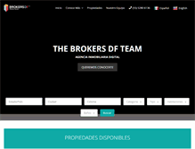 Tablet Screenshot of brokersdf.com